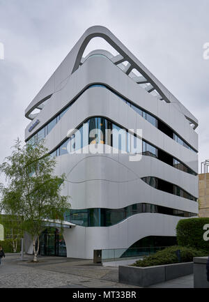 Berlin, Deutschland - 3. April 2017: Ottobock entwickelt Science Center Gebäude Exterieur in Berlin Stockfoto