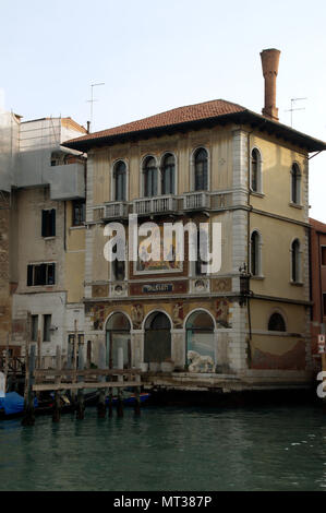 Palazzo Salviati; pompös historisches Gebäude auf dem Kanal in Venedig Stockfoto