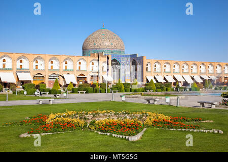 Sheikh Lotfollah Moschee auf Naqsh-i Jahan Square, Esfahan, Isfahan, Iran Stockfoto