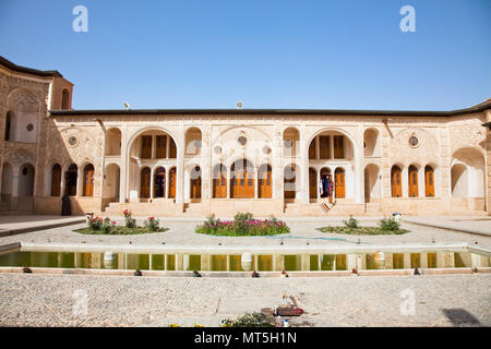 Die herrliche Khan-e Tabatabei historisches Haus, Kashan, Iran Stockfoto