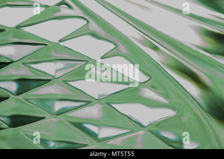 Makro Zusammenfassung Hintergrund Bild der schönen defokussierten Glas mit diamond shape Design Patterns Stockfoto