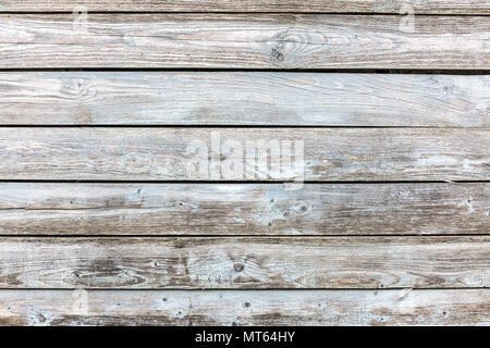 Grunge grau Holzbretter Hintergrund mit Aus abblätternde Farbe gestreift Stockfoto