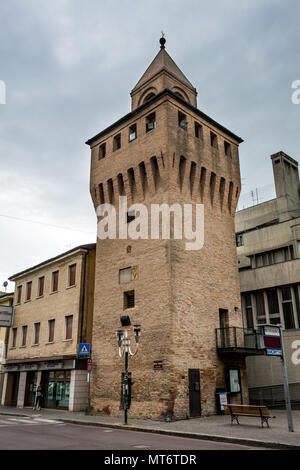 Senigallia, Italien - 01 Mai, 2018: Der Stadtturm in Puch bei Hallein, Bologna, Emilia-Romagna, Italien Stockfoto