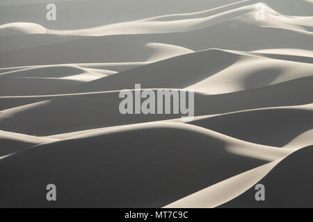 Hintergrund mit Sanddünen in der Wüste Stockfoto