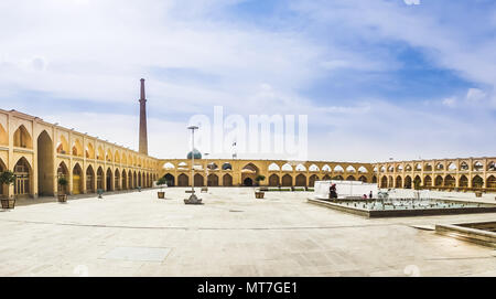 Blick auf Imam Ali Platz in Isfahan - Iran Stockfoto