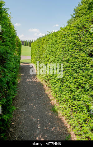 Bergamo: Botanischer Garten Stockfoto