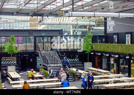 Croydon Boxpark Süd-London UK Stockfoto