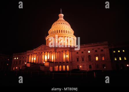 1988 historische UNITED STATES CAPITOL WASHINGTON DC USA Stockfoto