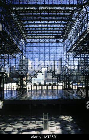 1988 historische Jacob Javits Center ELFTEN AVENUE MANHATTAN NEW YORK CITY USA Stockfoto