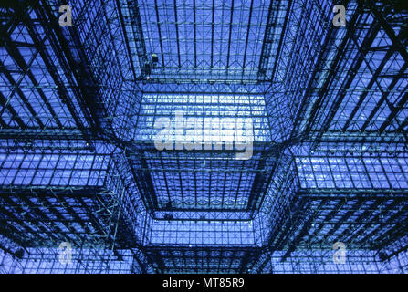 1988 historische gläserne Decke Jacob Javits Center ELFTEN AVENUE MANHATTAN NEW YORK CITY USA Stockfoto