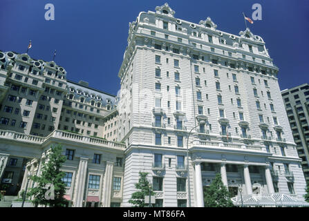 1988 historische WILLARD HOTEL Pennsylvania Avenue, Washington DC, USA Stockfoto