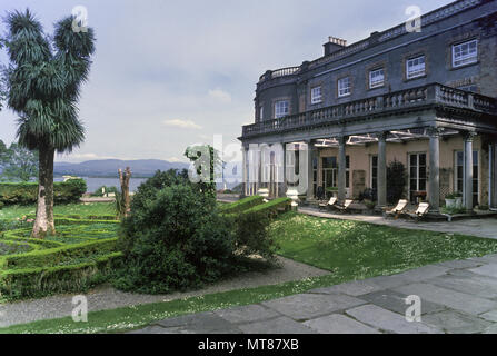 1990 historische Gärten BANTRY HOUSE IN DER GRAFSCHAFT CORK IRLAND Stockfoto