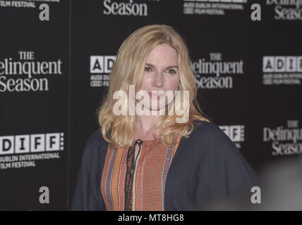 Die täterschaft Saison Weltpremiere in Dublin, Irland. Mit: Eva Birthistle Wo: Dublin, Irland, wenn: 25 Apr 2018 Credit: Brightspark Fotos/WENN.com Stockfoto