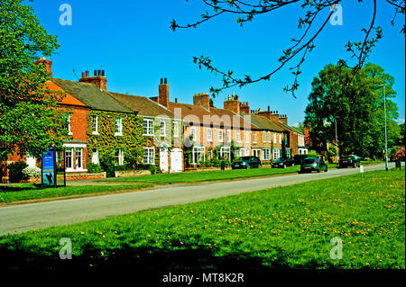 Alte Häuser, Hurworth auf T-Stücke, Borough von Darlington, County Durham, England Stockfoto