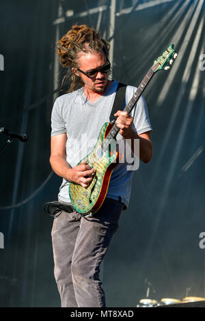 Napa, Kalifornien, USA. Mai 27, 2018, Die band Soja auf der Bühne im Jahr 2018 BottleRock Festival in Napa, Kalifornien, Kredit: Ken Howard/Alamy leben Nachrichten Stockfoto