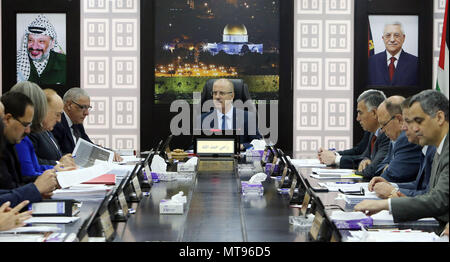 Ramallah, West Bank, Palästina. 29 Mai, 2018. Credit: ZUMA Press, Inc./Alamy leben Nachrichten Stockfoto