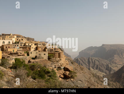 Dorf in den Bergen, Jebel Akhdar, Sayq, Oman Stockfoto