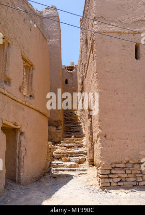 Ruinen von alten Häusern, Ad-Dakhiliyah ‍Governorate, Birkat Al Mouz, Oman Stockfoto