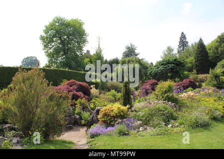 Gärten in Emmetts Garden National Trust Stockfoto