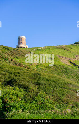 Clavell Torheit/Tower oder Kimmeridge Turm auf der Henne Felsen in der Nähe Kimmeridge Bucht in Dorset, England, Großbritannien Stockfoto