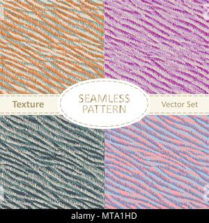 Sammlung von Musterdesign Hintergründe Stock Vektor