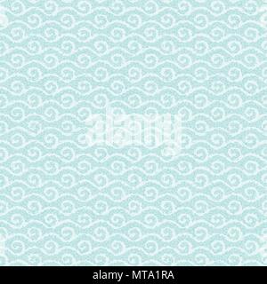 Nahtlose wellen Muster. Abstrakte geometrische Hintergrund Stock Vektor