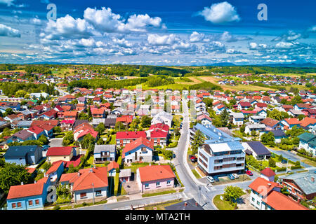 Malerische Städtchen Krizevci in Prigorje Region Kroatiens, ländliche Kroatien Stockfoto