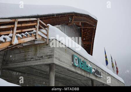 Vaillant Arena, Heimat der HC Davos Eishockey Club, Davos, host Stadt des World Economic Forum, Schweiz, Januar 2018 Stockfoto