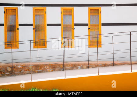 Traditionelle koreanische Haus außen Detail Stockfoto