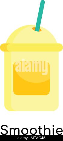 Smoothie Symbol auf weißem Hintergrund für Ihre Web- und mobile App Design isoliert Stock Vektor