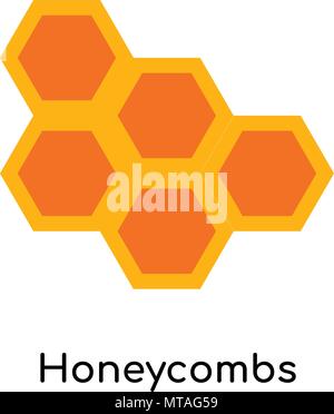 Waben Symbol auf weißem Hintergrund für Ihre Web- und mobile App Design isoliert Stock Vektor