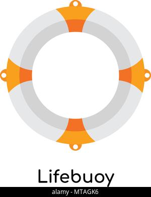 Rettungsring Symbol auf weißem Hintergrund für Ihre Web- und mobile App Design isoliert Stock Vektor