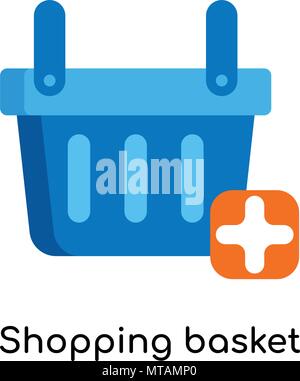 Warenkorb Symbol auf weißem Hintergrund für Ihre Web- und mobile App Design isoliert Stock Vektor