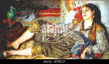 Renoir Pierre-Auguste - Odalisque (La Femme D'alger) 1870 Stockfoto