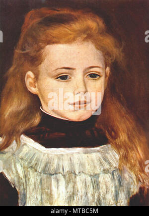 Renoir Pierre-Auguste - Porträt von Lucie Berard 1879 Stockfoto