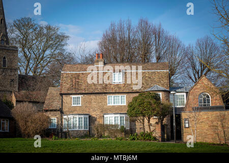 Der Wasserkocher Yard Art Gallery und Haus in Cambridge, Großbritannien Stockfoto