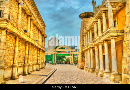 Römische Amphitheater oder zum Kolosseum in Macau Fisherman Wharf, China Stockfoto