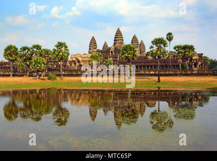 Tempel von Angkor Wat in Kambodscha Stockfoto