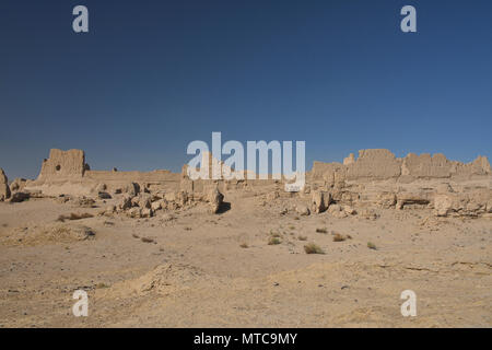 Jiaohe antiken Ruinen im Morgenlicht, Turpan, Xinjiang, China Stockfoto