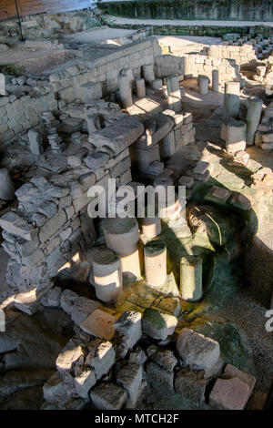 Römische Thermen in Portugal Braga Stockfoto