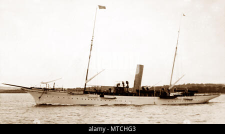 Sir Thomas Lipton Steam Yacht "Erin", 1900 Stockfoto