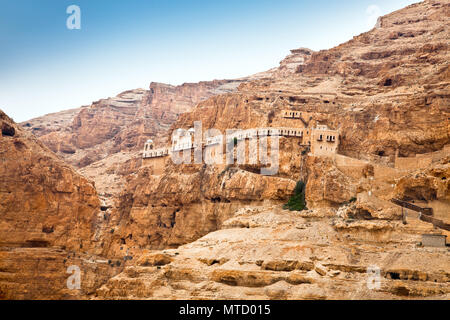 Berg der Versuchung, Jericho, West Bank, Palästina, Israel Stockfoto