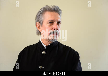 Krakau, Polen. 30 Mai, 2018. Amerikanische Komponist, Elliot Goldenthal besucht eine Pressekonferenz während der 11 Film Music Festival in Krakau. Credit: Omar Marques/SOPA Images/ZUMA Draht/Alamy leben Nachrichten Stockfoto