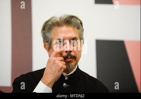 Krakau, Polen. 30 Mai, 2018. Amerikanische Komponist, Elliot Goldenthal besucht eine Pressekonferenz während der 11 Film Music Festival in Krakau. Credit: Omar Marques/SOPA Images/ZUMA Draht/Alamy leben Nachrichten Stockfoto