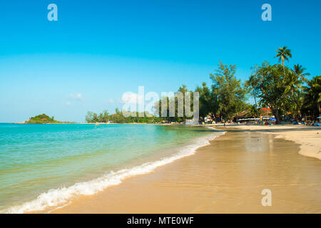 Tropische Choeng Mon Beach, Koh Samui, Thailand Stockfoto