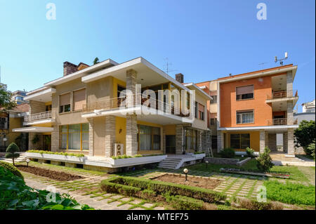 Villa von Enver Hoxha, 1944 bis 1985 Diktator der Sozialistischen Volksrepublik Albanien, blloku Bezirk, Tirana, Albanien Stockfoto