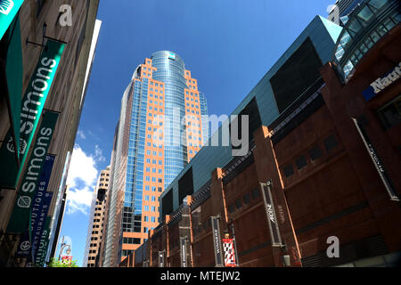 Montreal, Kanada, 29. Mai 2018. Ort Montreal-Trust shopping Complexe auf St-Catherine Street. Credit: Mario Beauregard/Alamy leben Nachrichten Stockfoto