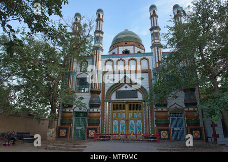 Lokale Moschee, Turpan, Xinjiang, China Stockfoto