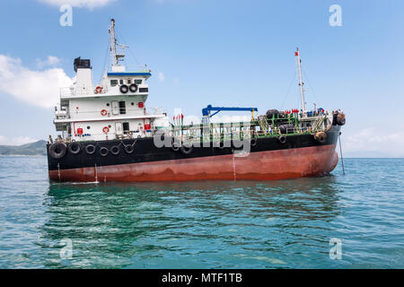 Öl Produkt Küsten Tanker in Südchina Meer, Pazifik. Öl Produkt Küsten Tanker in Südchina Meer, Pazifik. Stockfoto