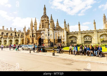 Kings College, Cambridge Kings College, Cambridge, King's College in Cambridge, Cambridge University, King's College, Cambridge UK, Uni, Universität, Großbritannien Stockfoto